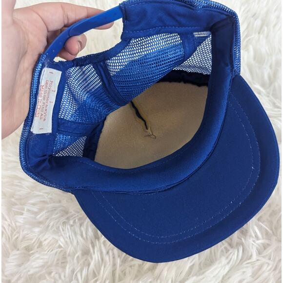 Men's Vintage Hat Puerto Rico Blue Yellow Embroidered One Size - Picture 2 of 5